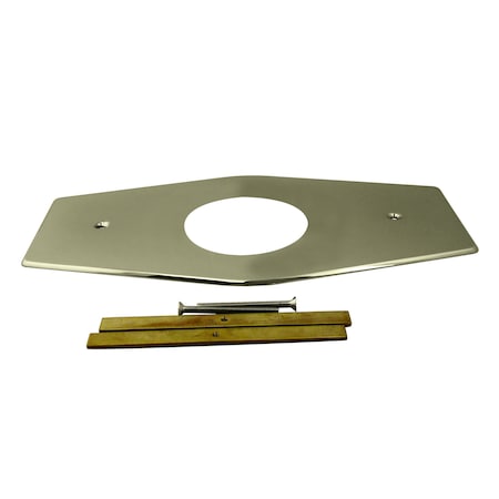 Westbrass Remodel Cover Plate for Mixet Bathtub and Shower Valves, Polished Nickel D503-05